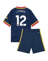 Arsenal Jurrien Timber #12 Venkovní dres pro děti 2026-27 Krátký Rukáv (+ trenýrky)